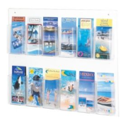 Safco 5667CL Clear2c™ 6 Magazine Display Manuel utilisateur | Fixfr