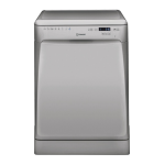 Indesit DFP 58B+96 NX EU Dishwasher Manuel utilisateur