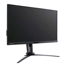 Acer X28 Monitor Manuel utilisateur | Fixfr