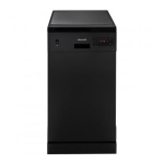 Brandt DFS1009B Free-standing dishwasher Manuel utilisateur