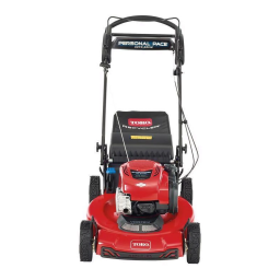 Toro Lawnmower Walk Behind Mower Manuel utilisateur | Fixfr