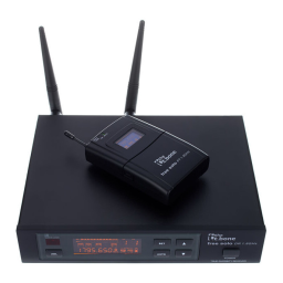 the t.bone free solo PT 1.8 GHz Mode d'emploi | Fixfr