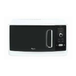 Whirlpool VT 261 WH Microwave Manuel utilisateur