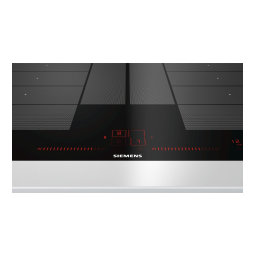 Siemens IQ700 EX801LYC1E Plaque électrique, vitrocéramique ou induction Manuel du propriétaire | Fixfr