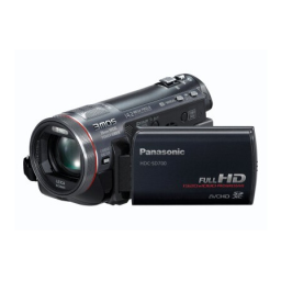 Panasonic HDC-SD700 Manuel utilisateur | Fixfr