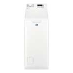 Electrolux EW6T5621AF Lave-linge chargement par le dessus Manuel utilisateur