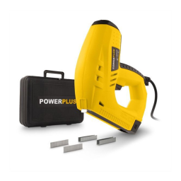 Powerplus POWX13700 STAPLER/NAILER 45W Manuel du propriétaire | Fixfr