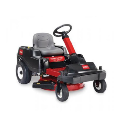 Toro TimeCutter ZX 4275T Riding Mower Riding Product Manuel utilisateur | Fixfr