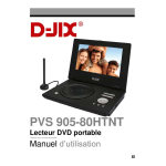 D-JIX t820 Manuel utilisateur