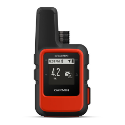 Garmin inReach Mini : Manuel d'utilisation + Chat IA | Fixfr