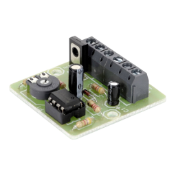 Temperature-dependent fan controller Assembly kit 12 V DC 20 up to 70 °C