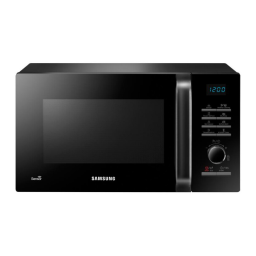 Samsung MS23H3125FK Micro-ondes Solo 23L Noir Samsung - Manuel utilisateur | Fixfr