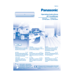 Panasonic CSPW18GKX Operating instrustions
