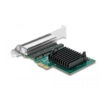 DeLOCK 89025 PCI Express x1 Card 4 x RJ45 Gigabit LAN RTL8111 Fiche technique