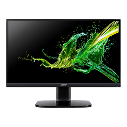 Acer KA240HY Monitor Guide de démarrage rapide | Fixfr