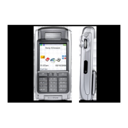 Sony Ericsson P910I Manuel utilisateur | Fixfr