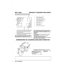 Bauknecht EK 3460 -1IN Hob Manuel utilisateur | Fixfr