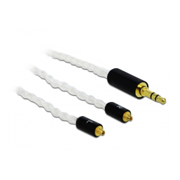 DeLOCK 85605 Klinkenkabel 3,5 mm 4 Pin Stecker > Stecker 5 m violett Fiche technique | Fixfr