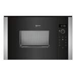 Neff HLAWD23N0 Micro-ondes encastrable Manuel utilisateur