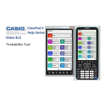 Casio Probabilty Simulation Calculator Mode d'emploi