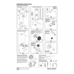 American Standard 7761.181 Marquette Anti-Scald Pressure Balance Tub & Shower Set Manuel utilisateur | Fixfr