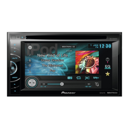 Pioneer AVH-X1600DVD Manuel utilisateur | Fixfr