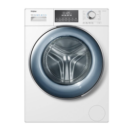 Haier HW100-B14876 Front Loading Washing Machine Manuel utilisateur | Fixfr