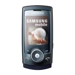 Samsung SGH-U600 Manuel utilisateur | Fixfr