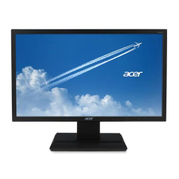 Acer V206WQL Monitor Manuel utilisateur | Fixfr