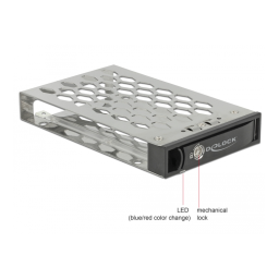 DeLOCK 47229 Mobile rack intray for 1 x 2.5″ SATA / SAS HDD / SSD for mobile rack 47228, 47232, 47233 Fiche technique | Fixfr