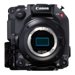 Canon EOS C300 Mark III Manuel utilisateur | Fixfr