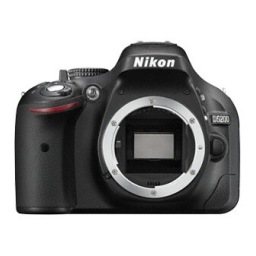 Nikon D5200 Manuel utilisateur | Fixfr