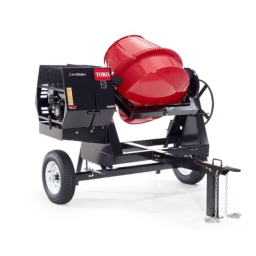 Toro CM-958H-SED Concrete Mixer Concrete Equipment Manuel utilisateur | Fixfr