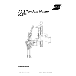 ESAB A6 SFD2 Manuel utilisateur | Fixfr