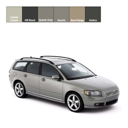 Volvo V50 2008 Late Guide de démarrage rapide | Fixfr