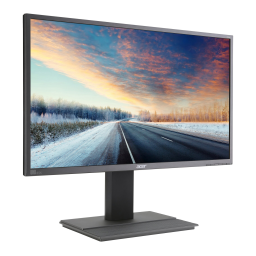 Acer B326HKD Monitor Manuel utilisateur | Fixfr