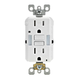 Leviton GFNL1-W Combination with Light Manuel utilisateur | Fixfr