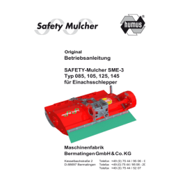 Agria 5556 Safety Mulcher SME-3 Manuel utilisateur | Fixfr