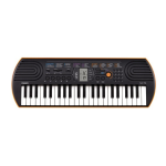 CASIO SA-76/SA-77/SA-78 : Mode d'emploi + Chat IA