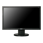 Acer V213H Monitor Manuel utilisateur