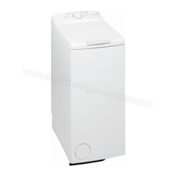 Whirlpool AWE 6213 Washing machine Manuel utilisateur | Fixfr