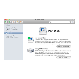 PGP Whole Disk Encryption v10.2 Macintosh Manuel utilisateur | Fixfr