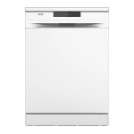 Gorenje W60B1A401W-1 Lave-vaisselle pose-libre GS62040S Une information important