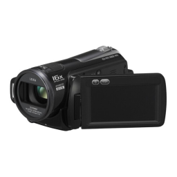 Panasonic HDC-TM20 Manuel utilisateur | Fixfr