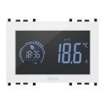 Vimar 02955 Touch-timer-thermostat 3M 120-230V black Installation manuel