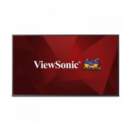 ViewSonic CDE5010 DIGITAL SIGNAGE Mode d'emploi | Fixfr