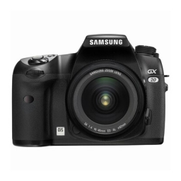 SAMSUNG GX-20 : Manuel Utilisateur + Chat IA | Fixfr