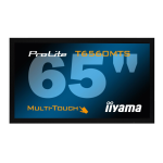 iiyama PROLITE T6560MTS Manuel utilisateur