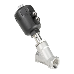 Burkert 2000 Pneumatically operated 2/2 way angle seat valve CLASSIC Manuel utilisateur | Fixfr