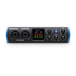 PRESONUS Studio 24c 2x2, 192 kHz, USB-C®-compatible Audio Interface Manuel du propriétaire | Fixfr